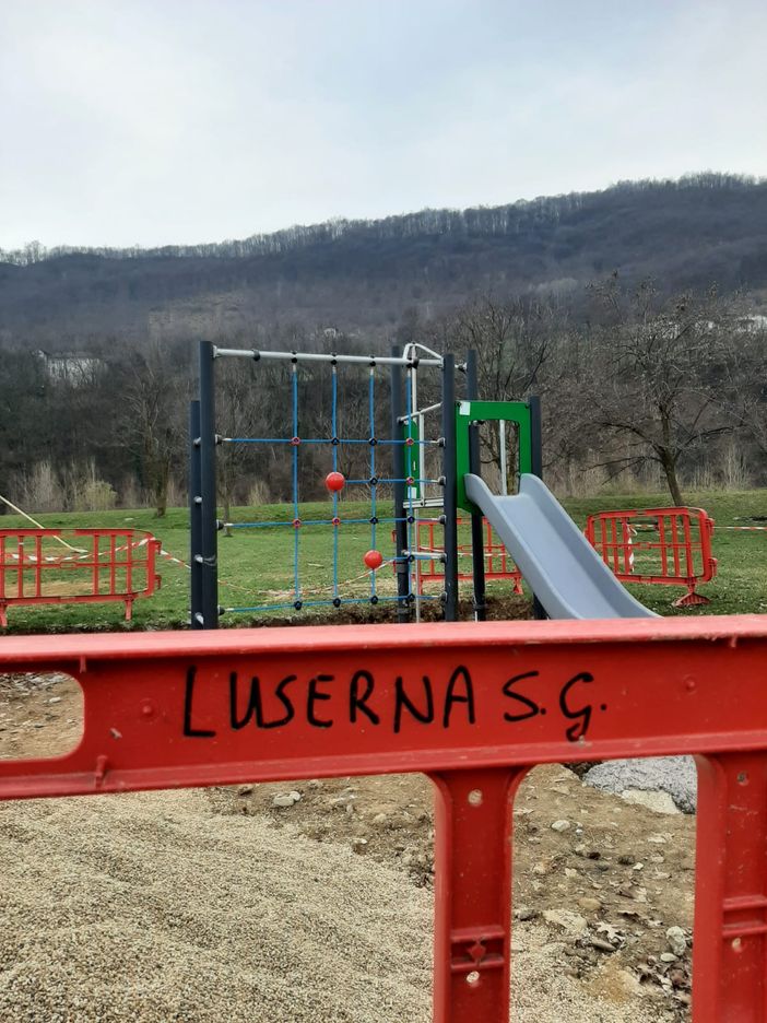 Lavori in area bersaglio di Luserna San Giovanni (Foto di Desirée Gonnet)