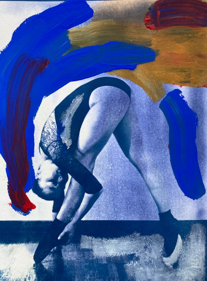 Una delle opere esposte
