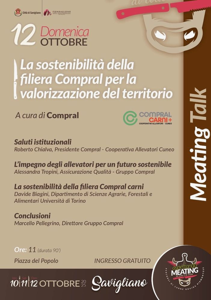 La sostenibilità della filiera di razza bovina Piemontese Compral per la valorizzazione del territorio