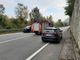 Scontro tra auto e bicicletta a Inverso Pinasca