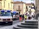 Scontro tra auto e motorino in centro a Bricherasio Scontro tra auto e motorino in centro a Bricherasio