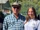 Alice Bollati con suo papà Massimo