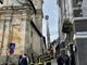 Volano via frammenti di lamiera dal campanile della Confraternita: a Bricherasio intervengono i vigili del fuoco