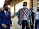 Campiglione Fenile Alberto Cirio presidente Regione Piemonte e Paolo Rossetto sindaco inaugurazione anno scolastico settembre 2020