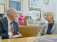 Il direttore de ‘La Stampa’ Andrea Malaguti con la presidente della Fondazione, Allegra Agnelli Il direttore de ‘La Stampa’ Andrea Malaguti con la presidente della Fondazione, Allegra Agnelli