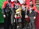 Il Team Retornaz campione italiano, da sinistra Arman, Mosaner, Retornaz e Gonin (foto di Diego Rizzolli)