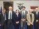 Il nuovo comitato direttivo centrale del Club Alpino Italiano. Da sinistra Benedetti, Colombo, Schena e Pellizon (Foto di Giancarlo Nardi)