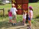 Uno dei giochi del nuovo parco giochi diffuso di Fenestrelle
