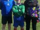 I tre nazionali di walking football del Pinerolese, da sinistra Fredi Gallo, Alberto Pietrolini e Piero Fornero