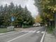 L’attraversamento pedonale già illuminato di via Matteotti a Luserna San Giovanni