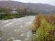 Il Pellice stamattina a Luserna San Giovanni