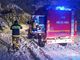 Luserna San Giovanni rimozione alberi caduti sulle strade innevate gennaio 2021