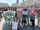 Il gruppo del Pinerolese in piazza a Torino venerdì