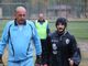Da sinistra, Mario Peruglia e il mister Gallina