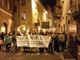 Una vecchia fiaccolata a Pinerolo