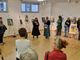 L’inaugurazione della mostra nella Sala Caramba
