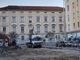 Il cantiere di piazza Roma
