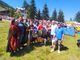 La premiazione di Miss Mucca oggi pomeriggio a Pragelato