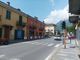Il semaforo spento all’ingresso di Torre Pellice