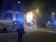 L’incendio in centro a Vigone