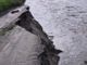La strada cancellata dall’acqua