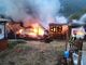 L'incendio di stamattina a Villar Pellice