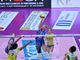 Attacco di Sarah Fahr (foto Lega Volley Femminile)