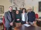 Da sinistra Francesco Arena (San Luigi), Franca dall'Occo (AslTo3), Eugenia Malinverni (Luce per la Vita), Luigi Stella (Faro)