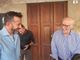Alex Del Piero con il sindaco Giorgio Albertino Alex Del Piero con il sindaco Giorgio Albertino
