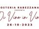 L’Osteria Rabezzana organizza “Di Vino in Vino”