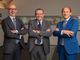 vertici Banca d'Alba: Stra, Cornaglia e Corino
