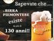 La birra piemontese esiste da oltre 130 anni!