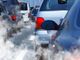 auto e smog . foto di archivio