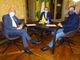 Roberto Moncalvo Presidente di Coldiretti Piemonte e Bruno Rivarossa Delegato Confederale nell’incontro con il governatore Alberto Cirio