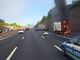 Furgone in fiamme poco prima di Interporto Sito