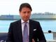 Conte ritratto nel corso del punto stampa di questa mattina
