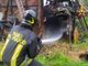 Maneggio in fiamme a Campiglione Fenile, intervengono i vigili del fuoco