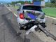 auto incidentata in tangenziale