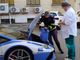 La Lamborghini con cui è stato portato l'organo da trapiantare