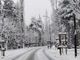 neve in via di Bardonecchia