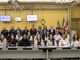 Le pallavoliste della Unionvolley a Palazzo Lascaris