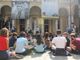Gli studenti contro il Green Pass occupano il cortile dell'Università di Torino: &quot;E' discriminatorio&quot; [FOTO E VIDEO]