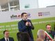 Matteo Salvini parla al microfono