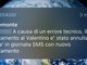 L'sms arrivato dalla Regione
