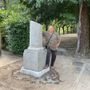 Danilo Pairone con la colonna