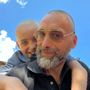 Papà Federico con il figlio Alberto