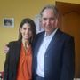 Fabrizio Schiavo con Virginia Raggi