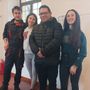 Da sinistra a destra Mattia Tonda Roch, Martina Cardonati, don Javier Cunalema e Rebecca Petrasso Da sinistra a destra Mattia Tonda Roch, Martina Cardonati, don Javier Cunalema e Rebecca Petrasso