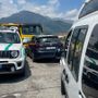 Il posto di blocco con i carabinieri Il posto di blocco con i carabinieri
