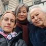 Viotto con la moglie di Jodorowsy e la mamma Lucy